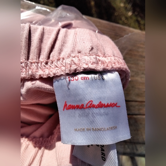 Pink Hanna Andersson stretch pants Girls size 8 - Picture 6 of 8